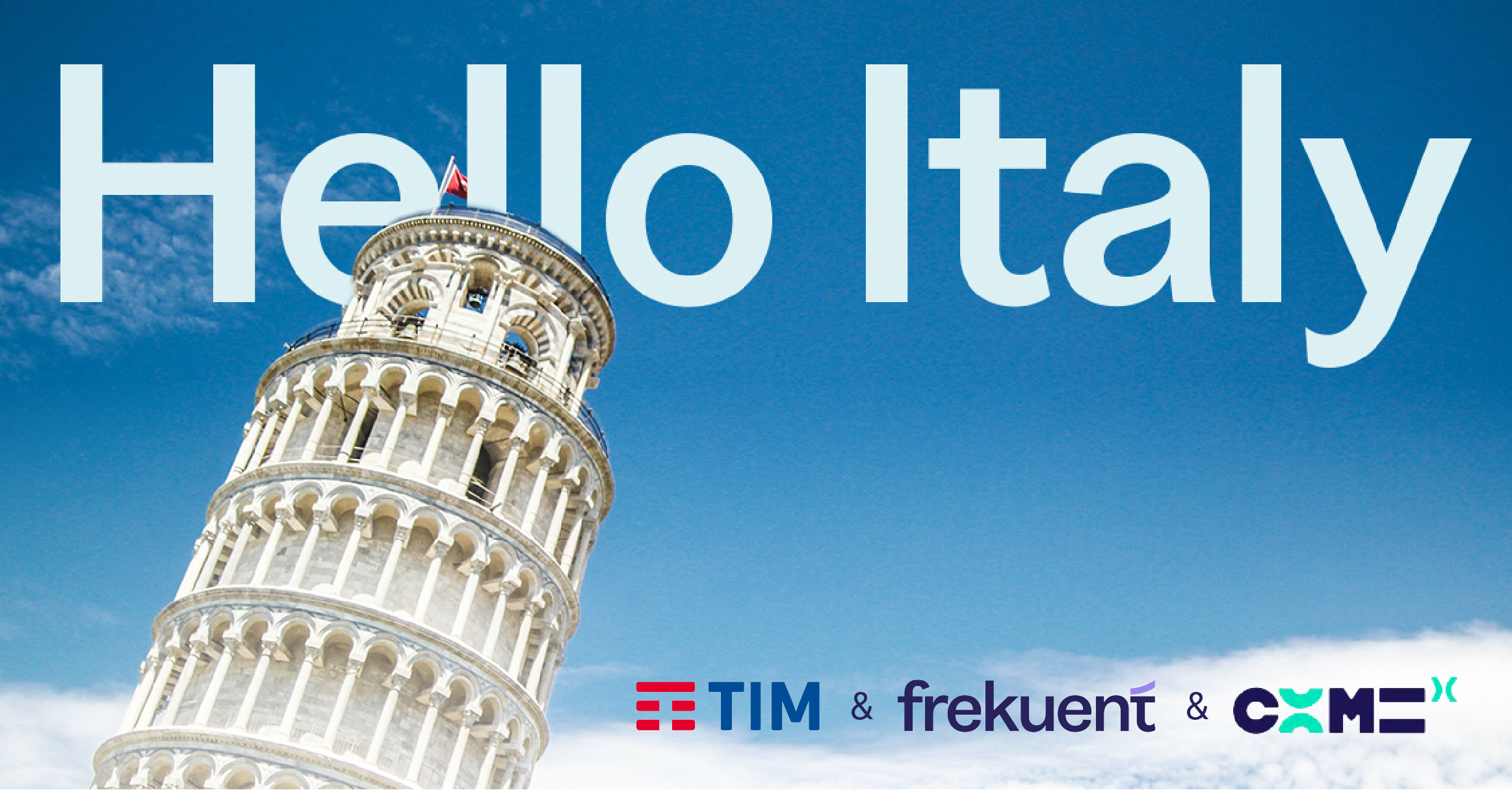 Frekuent strengthens its presence in Italy: expanding with TIM and Come X